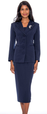 GMI Usher Suit 13382-Navy - Church Suits For Less