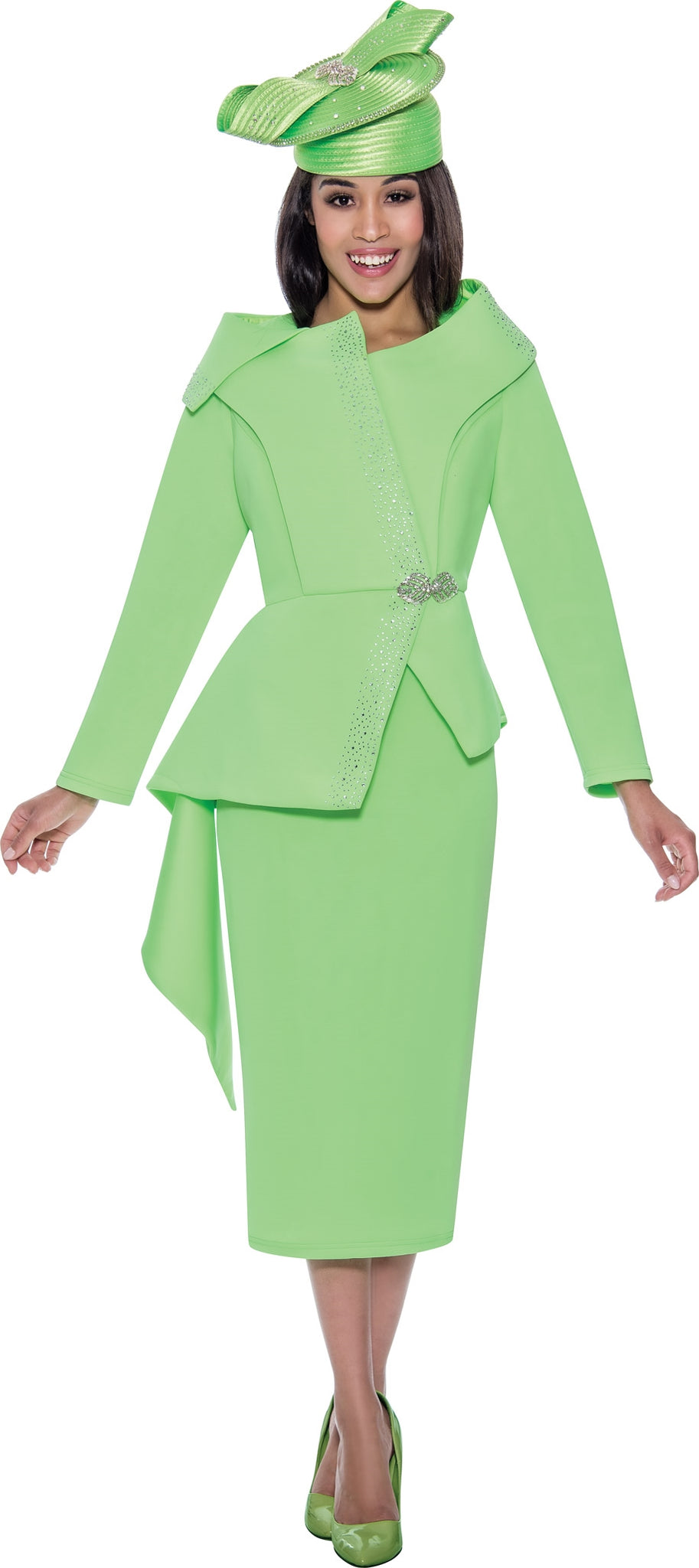 GMI Church Suit 9652-Lime - Church Suits For Less