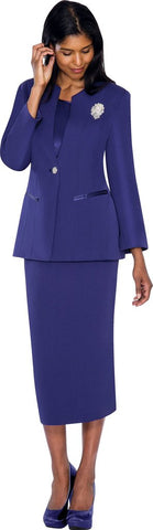 GMI Usher Suit 13273-Purple - Church Suits For Less