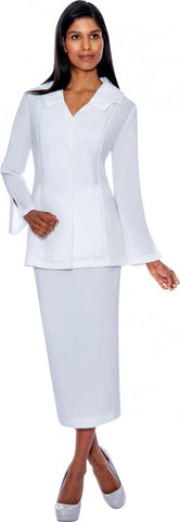 GMI Usher Suit 12777-White - Church Suits For Less