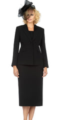 Giovanna Usher Suit S0710-Black - Church Suits For Less