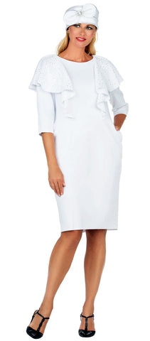 Giovanna Dress D1508-D1581-White