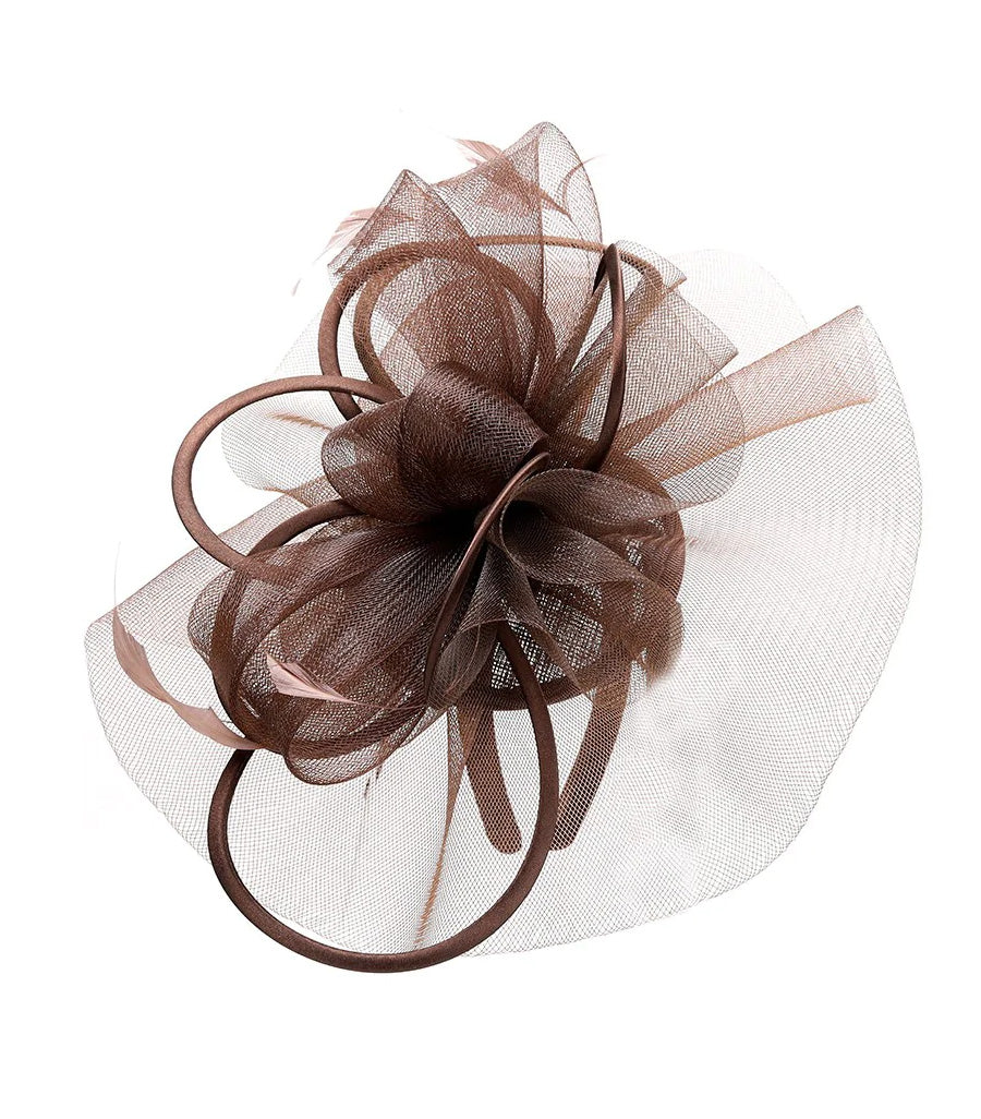 Giovanna Hat HM980-Brown - Church Suits For Less