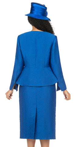 Giovanna Church Suit G1160-Royal Blue - Church Suits For Less