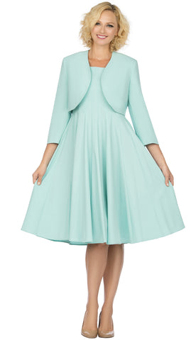 Giovanna Dress D1540-Mint - Church Suits For Less