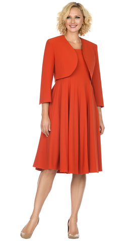 Giovanna Dress D1540-Orange