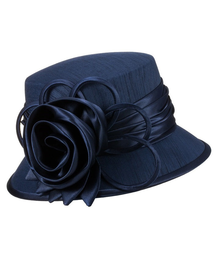 Giovanna Hat HM935-Navy - Church Suits For Less