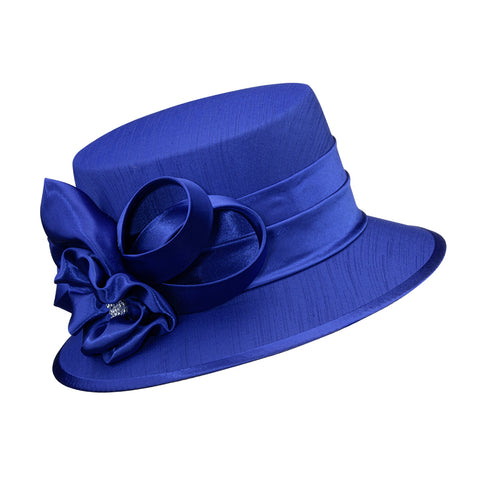Giovanna Hat HM944-Royal - Church Suits For Less