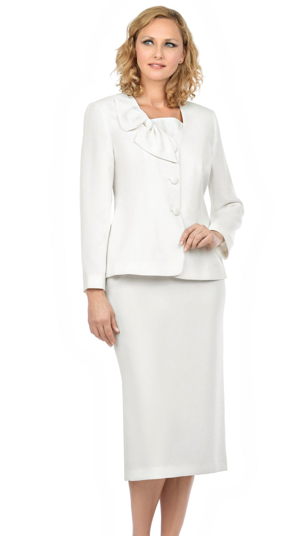 Giovanna Usher Suit S0653C-Ivory - Church Suits For Less