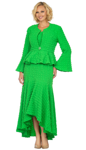 Giovanna Suit 0943-Apple Green