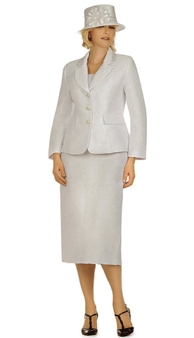 Giovanna Suit G1121-White - Church Suits For Less