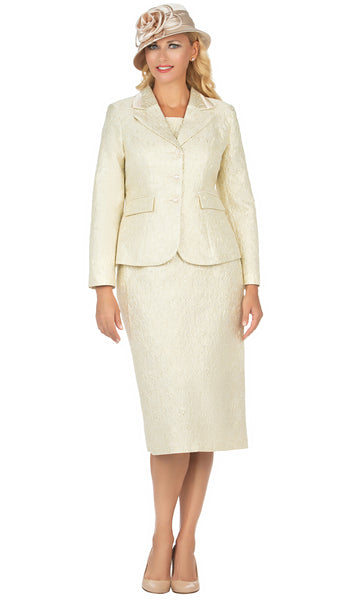 Giovanna Suit G1124C-Champagne | Church suits for less
