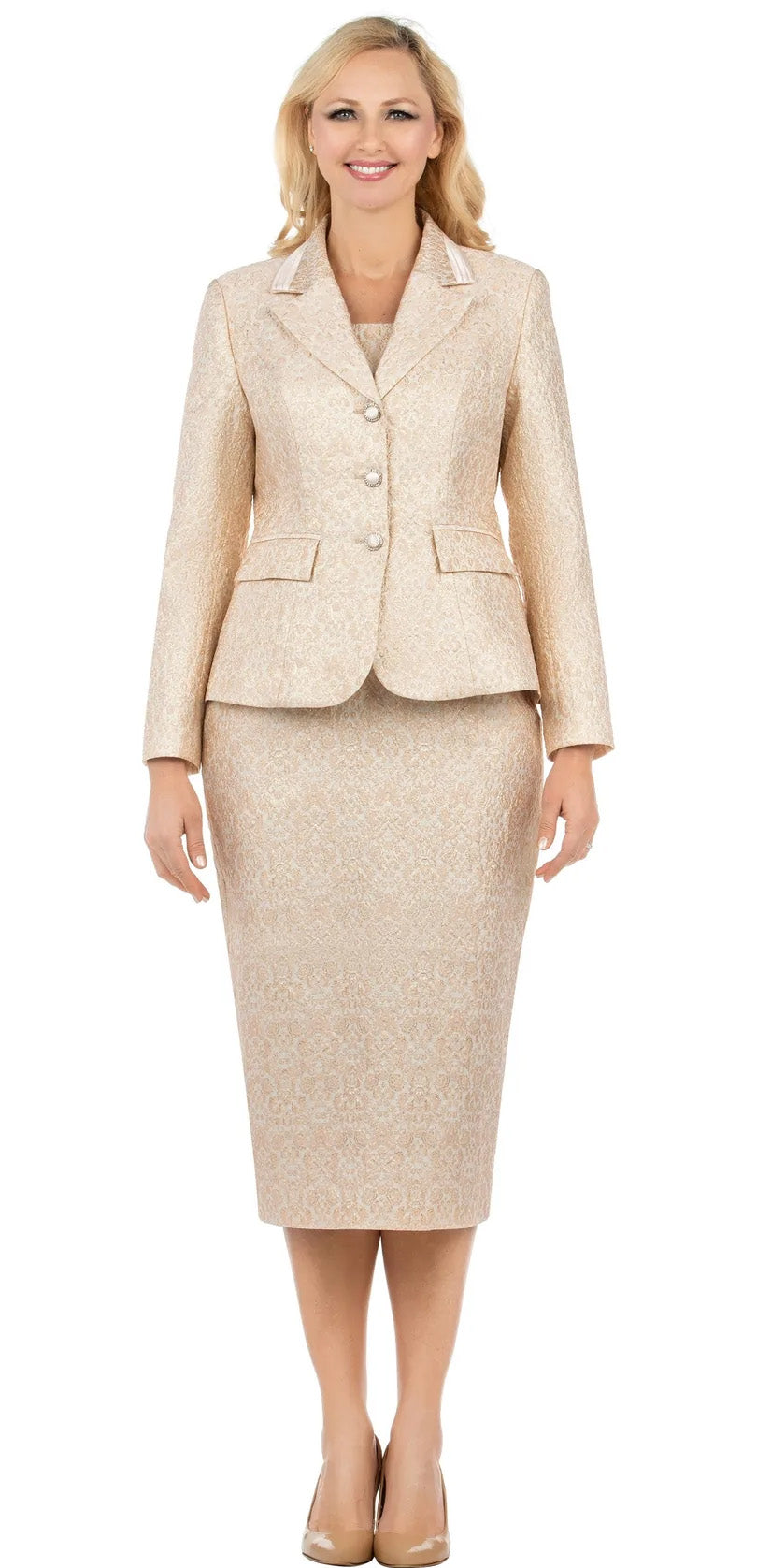 Giovanna Suit G1124C-Pale Pink - Church Suits For Less