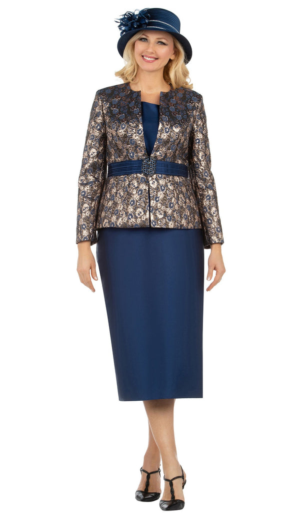 Giovanna Suit G1132C-Navy - Church Suits For Less