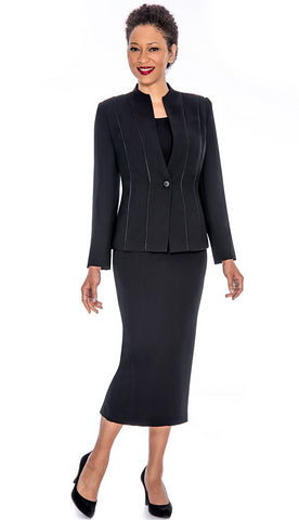 Giovanna Usher Suit 0867C-Black