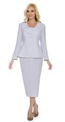 Giovanna Usher Suit 0653C-White - Church Suits For Less