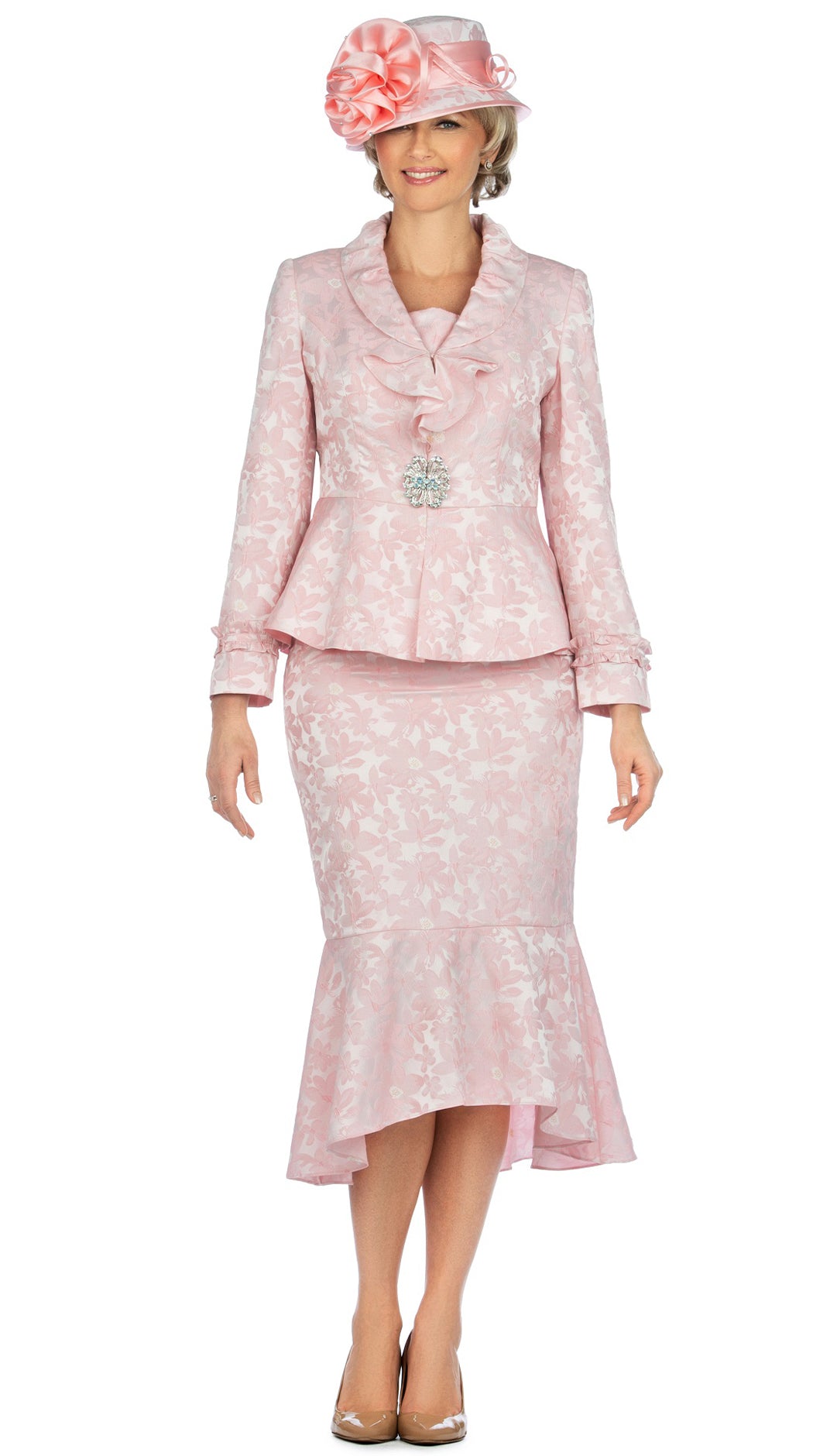 Giovanna Suit 0936-Pink - Church Suits For Less