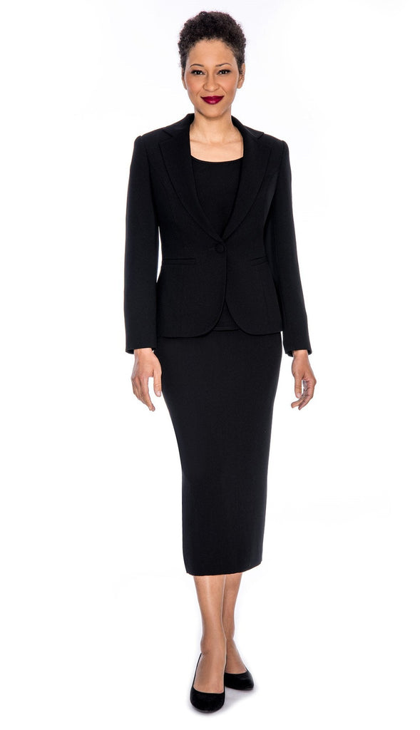 Giovanna Usher Suit S0707-Black - Church Suits For Less