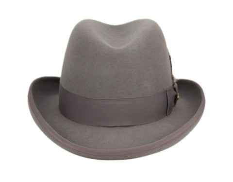 Men Homburg Hat MSD-31 Gray - Church Suits For Less