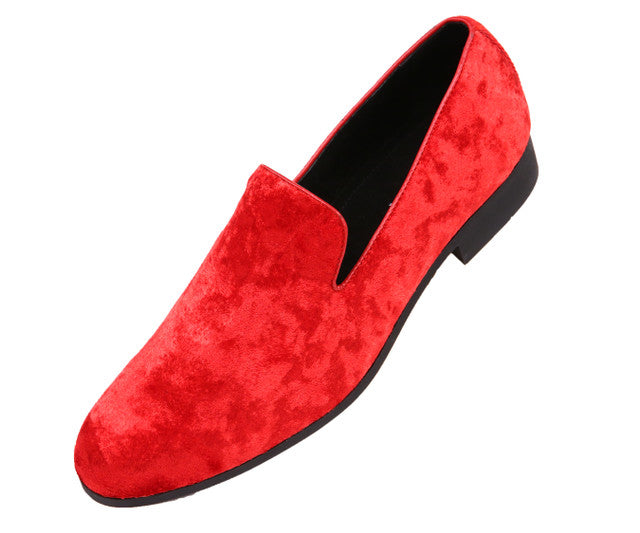 Men Dress Shoes-MSD HAU2 Red - Church Suits For Less