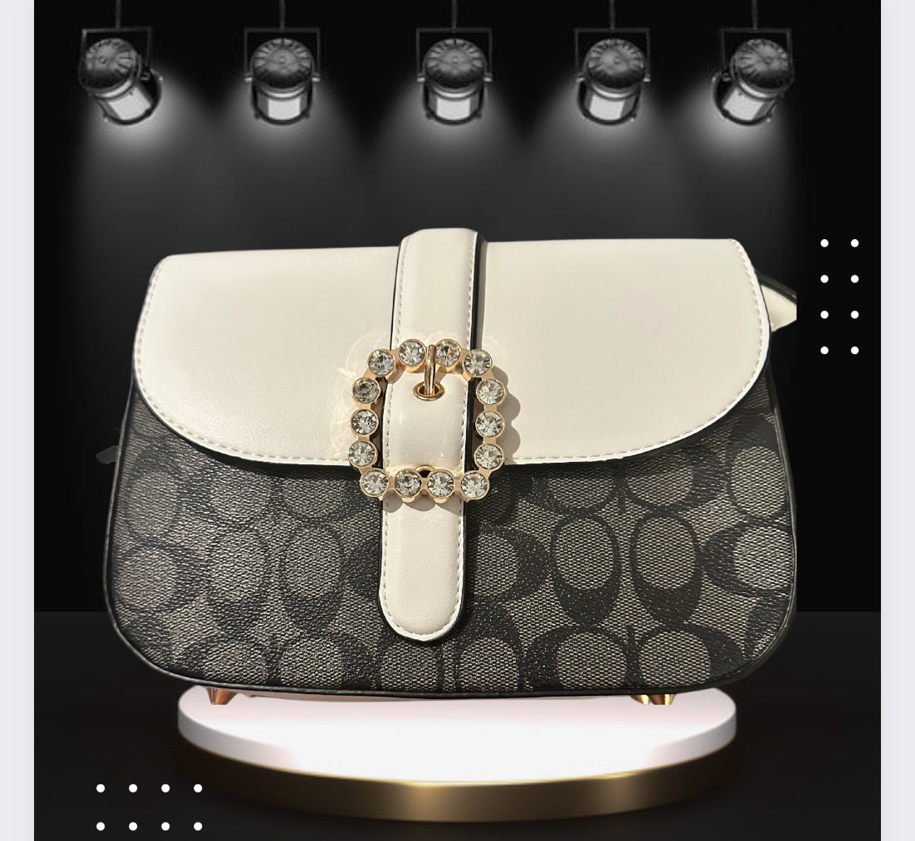 Women Designer Handbag C-Print - Church Suits For Less