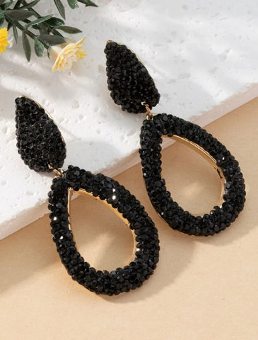 Women Fashion Earrings BDF0865 Black