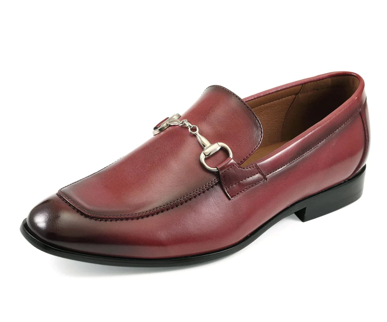 Men Dress Shoes-Marco BURGUNDY Church suits for less Men Dress Shoes-Marco BURGUNDY Church suits for less