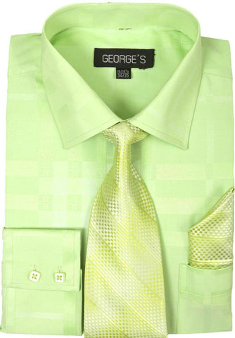 Milano Moda Men Shirt AH623-Lime