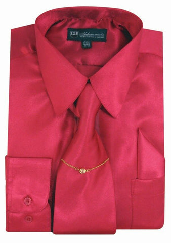 Milano Moda Shirt SG05-Fuchsia - Church Suits For Less