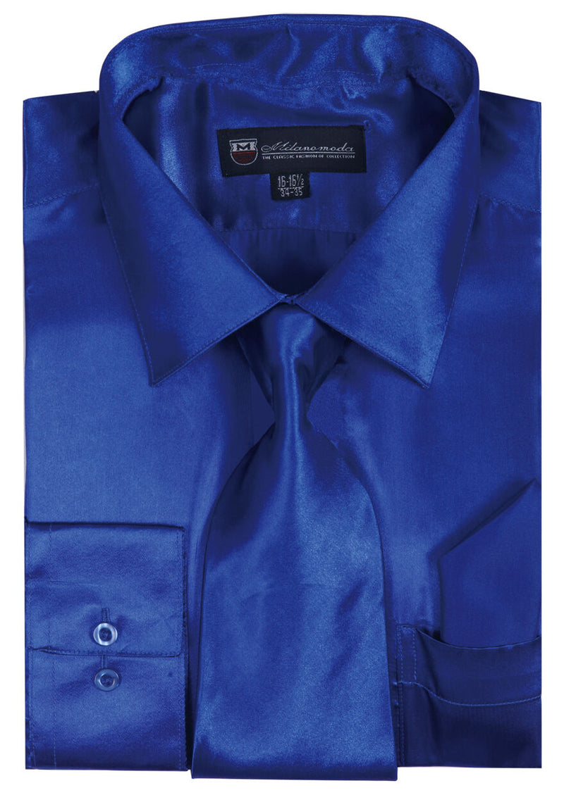 Milano Moda Shirt SG08-Royal Blue Church suits for less Milano Moda Shirt SG08-Royal Blue Church suits for less