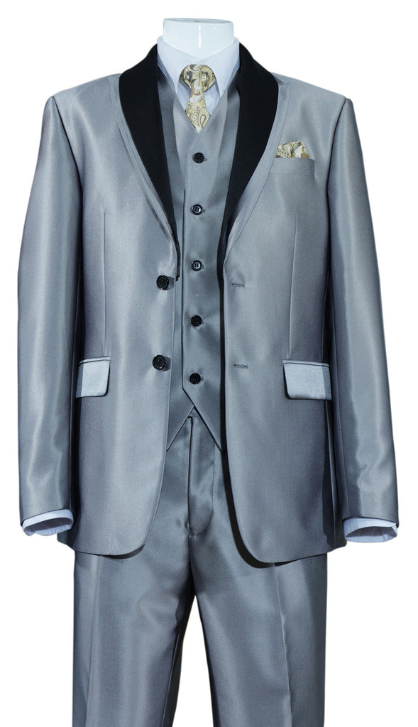 Fortino Landi Suit 5702V5C-Silver - Church Suits For Less