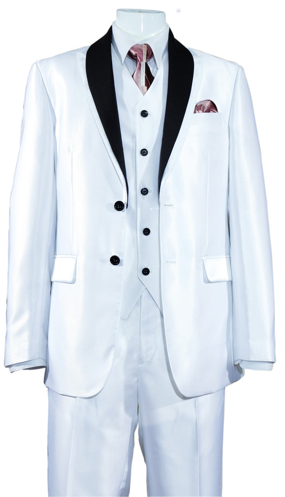 Fortino Landi Suit 5702V5-White - Church Suits For Less