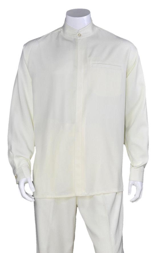 Fortino Landi Walking Set M2826-Cream - Church Suits For Less