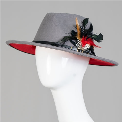 Fashion Fedora Hat MSD11112F - Church Suits For Less