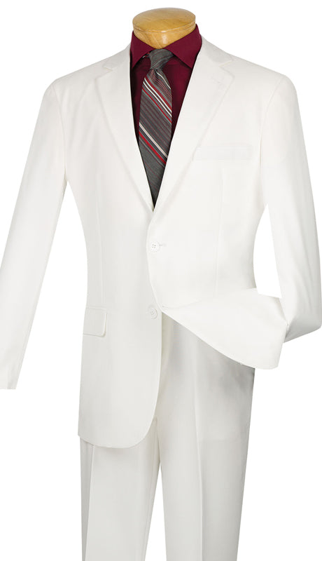Vinci Suit 2PP-White - Church Suits For Less