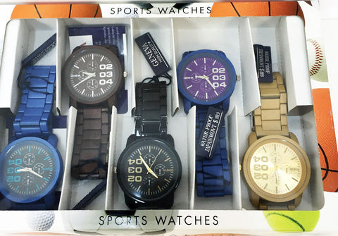 Men Sport Watch Sample Pack 001-Assorted - Church Suits For Less