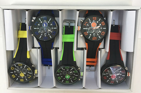Men Sport Watch Sample Pack 002-Assorted - Church Suits For Less