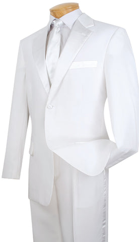 Men Tuxedo T-2PPC-White