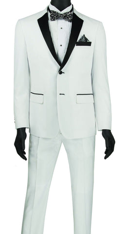 Vinci Men Tuxedo T-US900 White