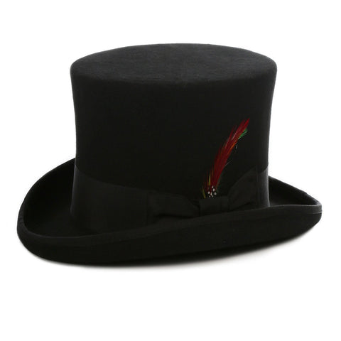 Elegant Top Hat - Black - Church Suits For Less