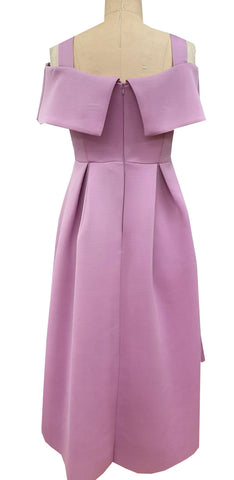 For Her Women Dress 8731-Lilac - Church Suits For Less