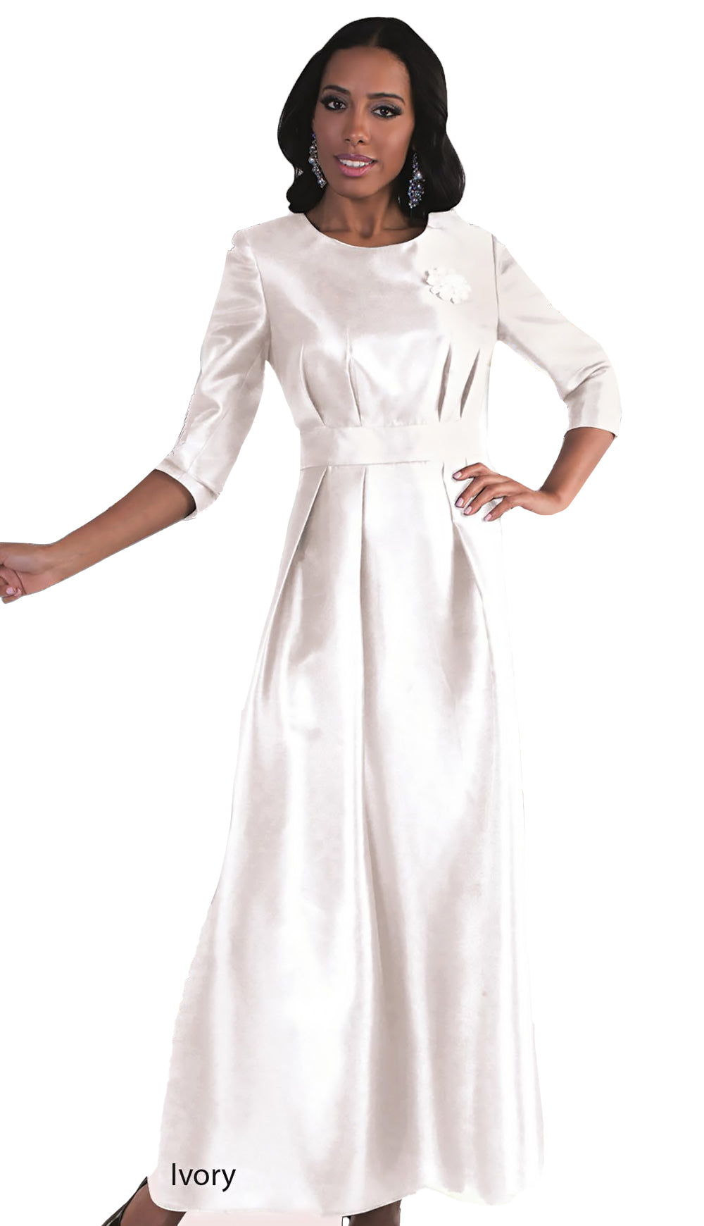 Tally Taylor Dress 4497-Ivory - Church Suits For Less