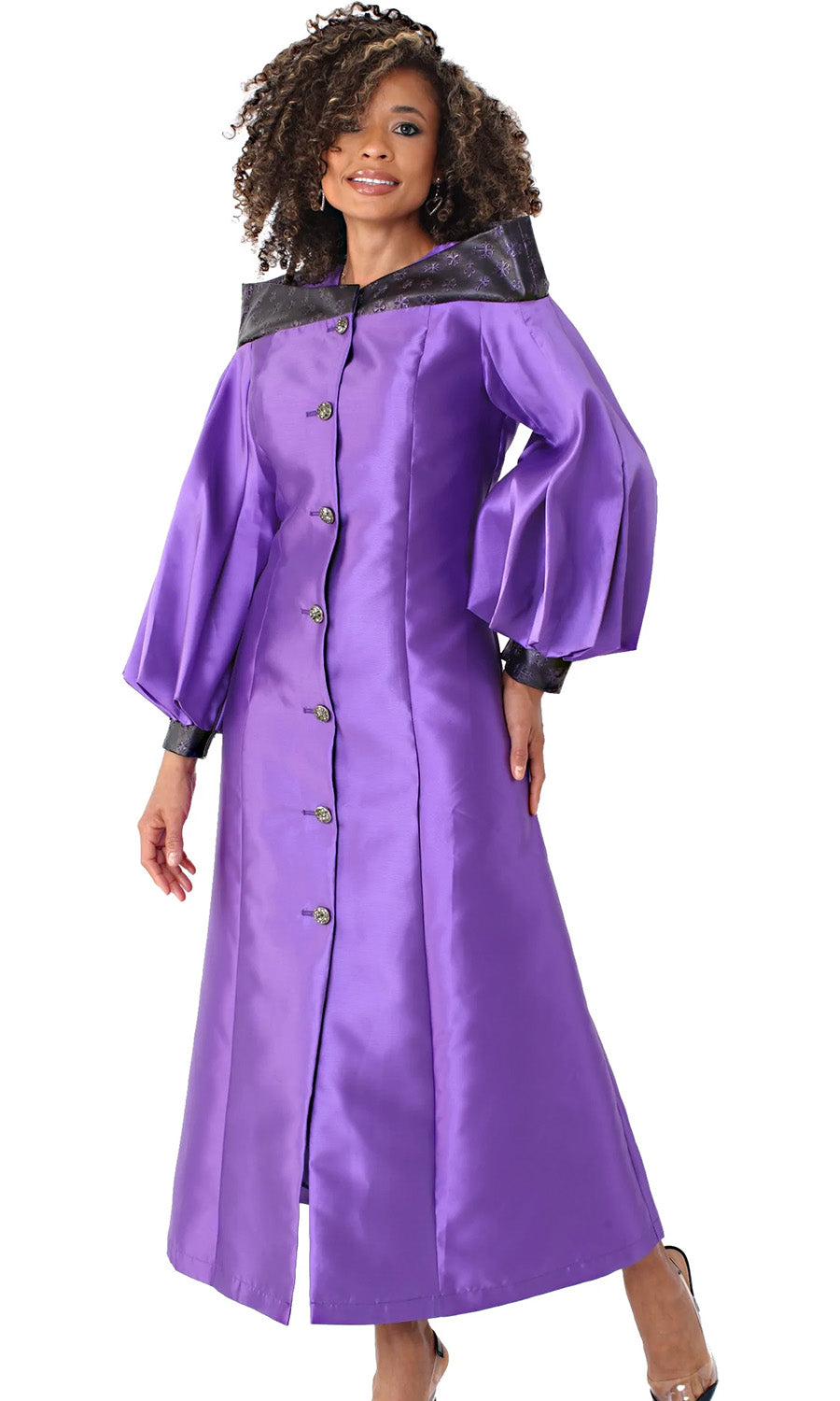 Tally Taylor Church Robe 4803-Purple – Church suits for less