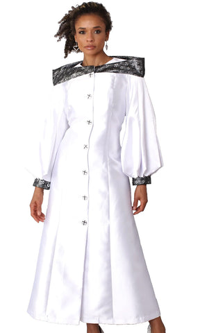Tally Taylor Church Robe 4803-White - Church Suits For Less