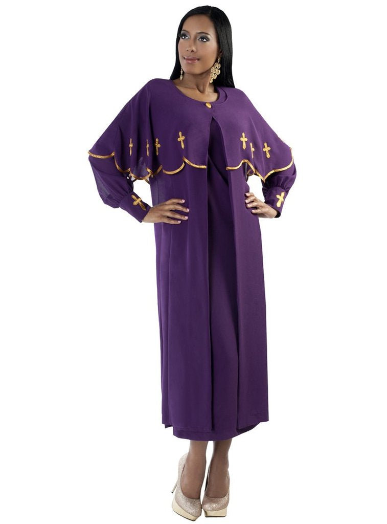 Tally Taylor Dress 3257-Purple - Church Suits For Less