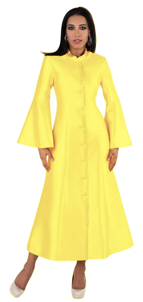 Tally Taylor Church Robe 4634C-Yellow - Church Suits For Less