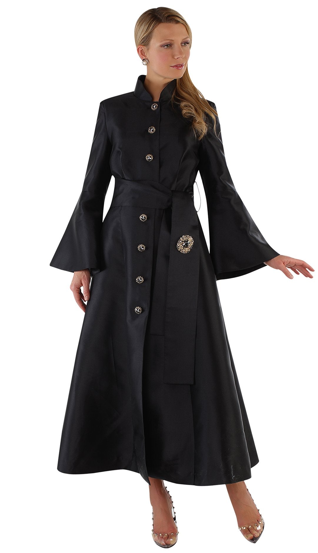 Tally Taylor Church Robe 4732C-Black - Church Suits For Less