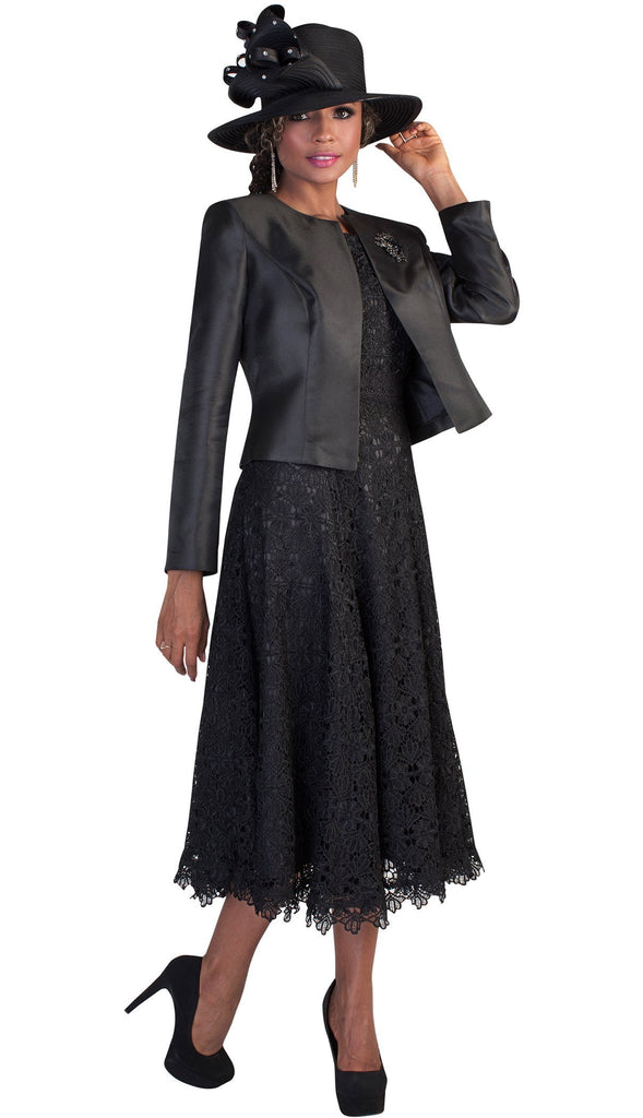 Tally Taylor Dress 4529C-Black - Church Suits For Less