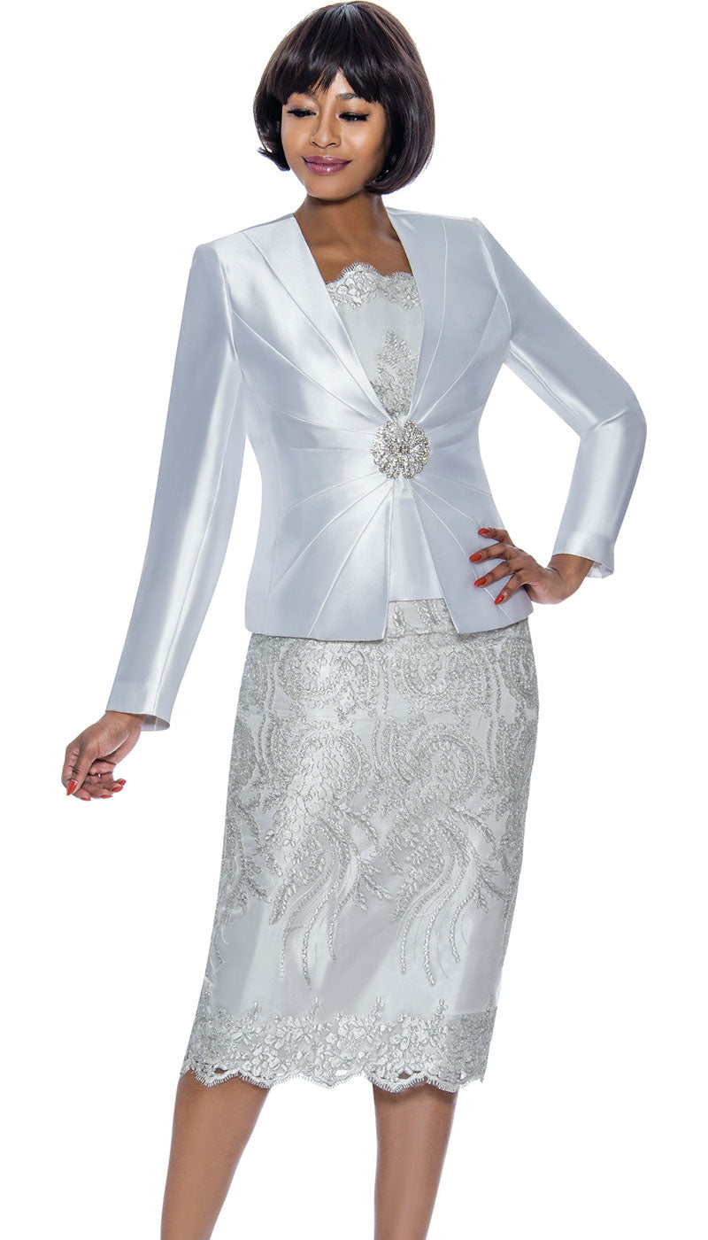Terramina Church Suit 7184-White main image 1