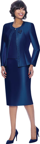 Terramina Church Suit 7637-Navy